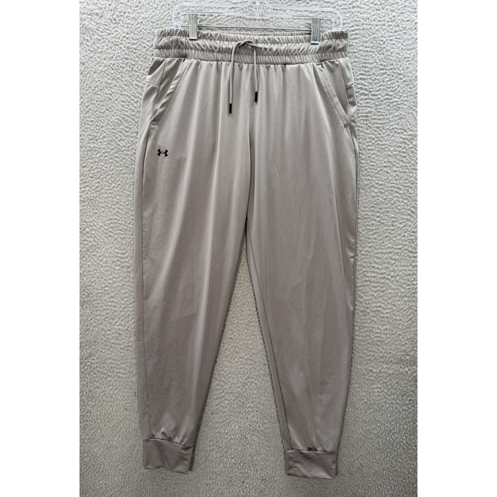 Under‎ Armour Pants Womens Medium Gray Joggers Lightweight Stretch Jogging Gym